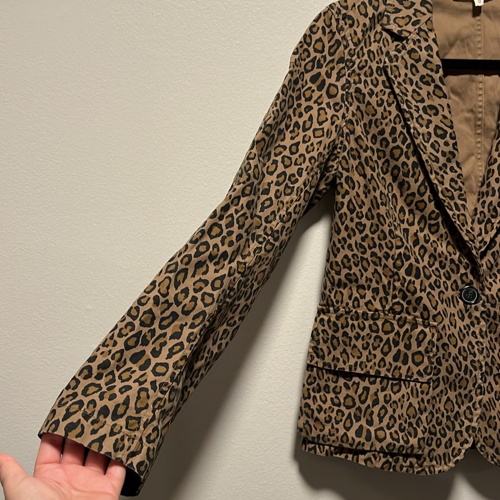 NILI LOTAN Leopard Print Addison Blazer, Size 0 - Picture 7 of 14